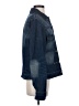Burberry Blue Pleated Front Denim Jacket  Size 8 - photo 4