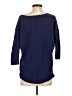 Express 100% Cotton Chevron-herringbone Blue Pullover Sweater Size XS - photo 2