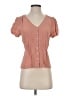 J.Crew 100% Viscose Pink Short Sleeve Blouse Size S - photo 1