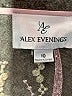 Alex Evenings 100% Polyester Gray Cocktail Dress Size 10 - photo 7