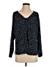 Zara Basic Black Long Sleeve Blouse Size S - photo 1