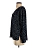 Zara Basic Black Long Sleeve Blouse Size S - photo 5