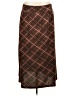D&Co. Argyle Brown Casual Skirt Size 1X - photo 1