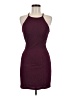 Speechless Solid Burgundy Cocktail Dress Size M - photo 1