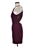 Speechless Solid Burgundy Cocktail Dress Size M - photo 5