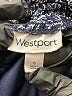 Westport 100% Polyester Paisley Blue Casual Dress Size 6 - photo 7
