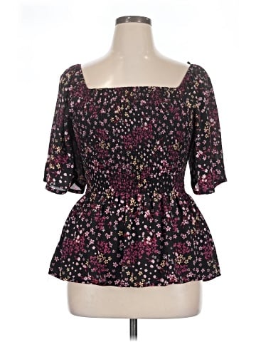 Bobeau 3/4 Sleeve Blouse (view 1)