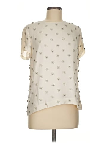 J.Crew Collection Short Sleeve Silk Top (view 1)