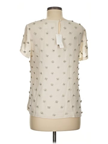 J.Crew Collection Short Sleeve Silk Top (view 2)