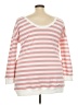 Unbranded Pink 3/4 Sleeve T-Shirt Size 2X - photo 2