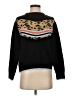 THML Animal Print Black Pullover Sweater Size S - photo 1