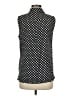 Etcetera 100% Viscose Polka Dots Black Sleeveless Blouse Size 8 - photo 2