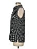 Etcetera 100% Viscose Polka Dots Black Sleeveless Blouse Size 8 - photo 5