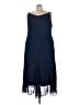 Catherines Stars Blue Cocktail Dress Size 30 - photo 1