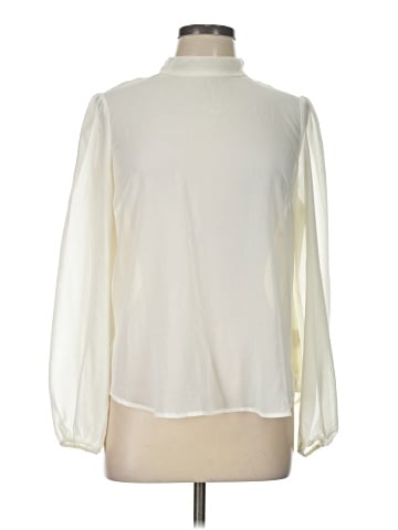 Line & Dot Long Sleeve Blouse (view 1)