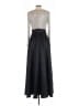 Xscape Silver Cocktail Dress Size 10 - photo 2