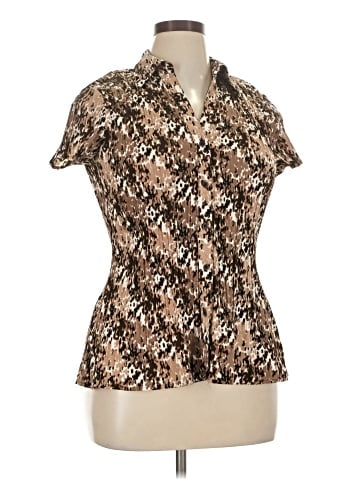 Apt. 9 Short Sleeve Blouse (view 1)
