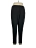 Ellos Solid Black Active Pants Size 1X - photo 2