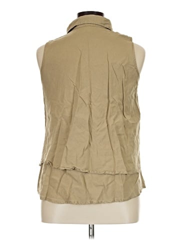 Ashley Stewart Sleeveless Button-Down Shirt (view 2)