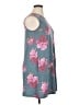 Apt. 9 Floral Teal Casual Dress Size L - photo 4