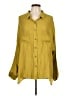 Hyfve Yellow Long Sleeve Button-Down Shirt Size L - photo 1