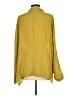 Hyfve Yellow Long Sleeve Button-Down Shirt Size L - photo 2