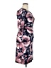 Connected Apparel Floral Purple Cocktail Dress Size 12 - photo 4