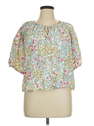 Only Short Sleeve Blouse (view 1)
