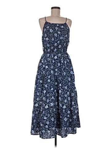 Madewell Cross-Back Halter Midi Dress in Vineyard Medallion (view 1)