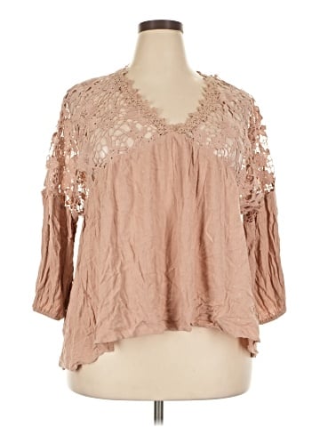 Oddi 3/4 Sleeve Blouse (view 1)