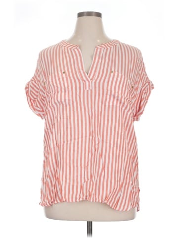 Jones New York Signature Short Sleeve Blouse (view 1)