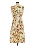 Perceptions Floral Tan Casual Dress Size S - photo 2