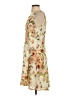 Perceptions Floral Tan Casual Dress Size S - photo 5