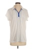 Pebble Beach 100% Polyester White Short Sleeve Blouse Size XS - photo 1