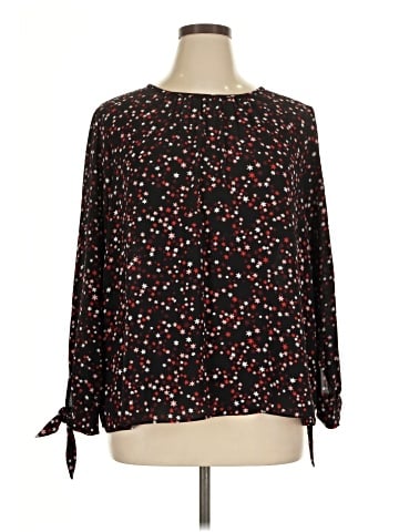 MICHAEL Michael Kors Long Sleeve Blouse (view 1)