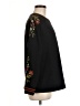 Susan Graver Floral Black Pullover Sweater Size M - photo 4