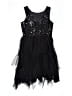 Unbranded 100% Polyester Stars Black Dress Size M (estimated, youth) - photo 2