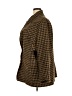 River Island Houndstooth Brown Coat Size 18 - photo 5