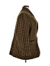 River Island Houndstooth Brown Coat Size 18 - photo 4