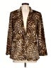 Libby Edelman Animal Print Gold Blazer Size L - photo 1