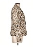 Calvin Klein 100% Polyester Animal Print Gold Blazer Size 10 - photo 4
