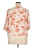 Papermoon Orange 3/4 Sleeve Blouse Size 1X - photo 2