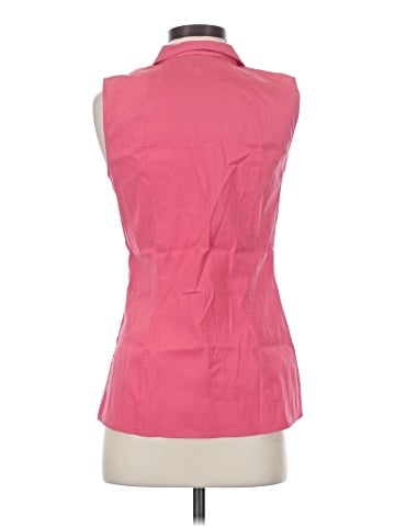Lafayette 148 New York Sleeveless Button-Down Shirt (view 2)
