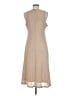 Anne Klein 100% Polyester Solid Tan Casual Dress Size 6 - photo 2