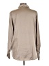 H&M Metallic Gray Long Sleeve Blouse Size L - photo 2