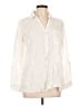 Sigrid Olsen 100% Linen Ivory 3/4 Sleeve Button-Down Shirt Size L - photo 1