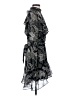 Bailey 44 100% Polyester Paisley Black Cocktail Dress Size 4 - photo 4