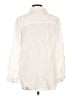 Sigrid Olsen 100% Linen Ivory 3/4 Sleeve Button-Down Shirt Size L - photo 2