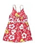 Girl Tribe 100% Polyester Tropical Red Dress Size 4 - photo 2