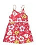 Girl Tribe 100% Polyester Tropical Red Dress Size 4 - photo 1